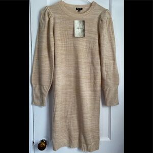 NWT Lily Rose Long Sleeves Pullover Sweater Dress- XS